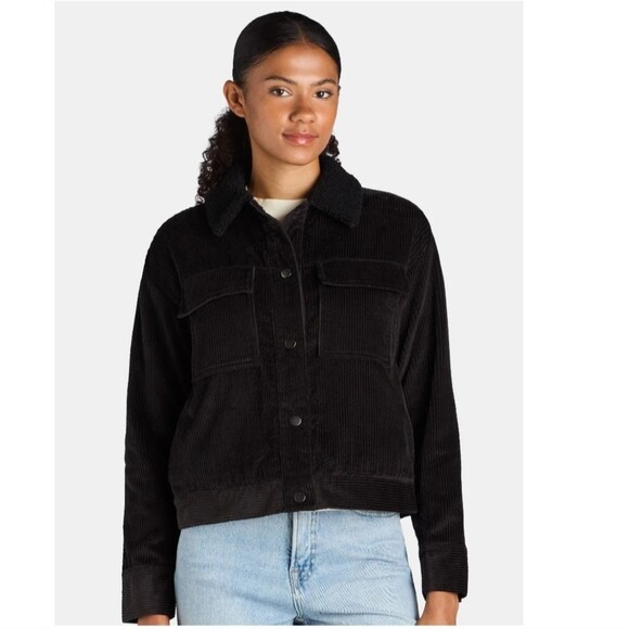 Time and Tru Women’s  Corduroy Utility Jacket, Size XS (0-2) - Picture 3 of 10